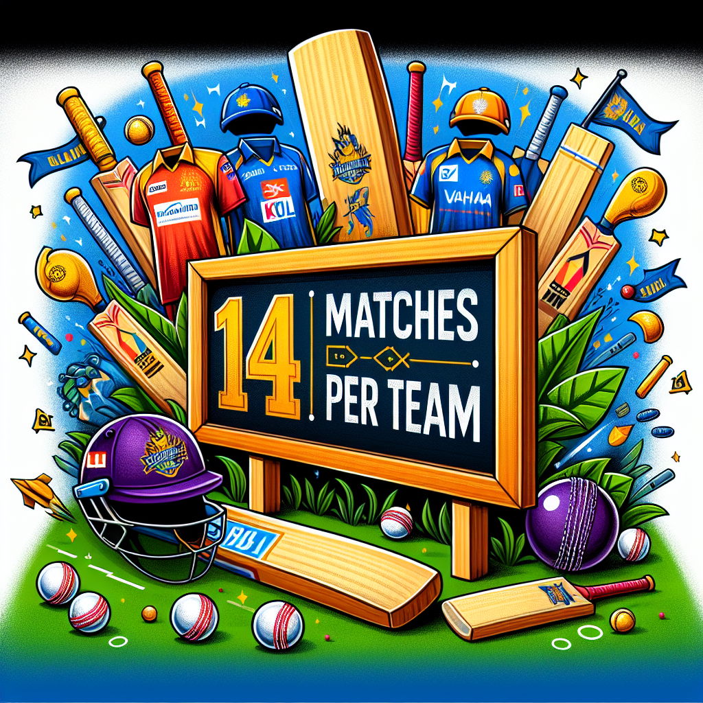 in ipl each team play how many matches